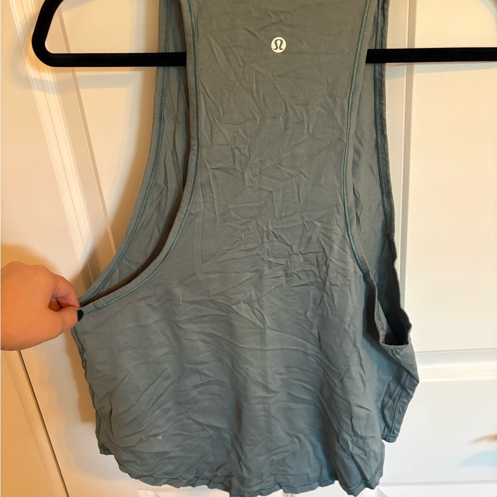 lululemon athletica Women's sage green Tank Top